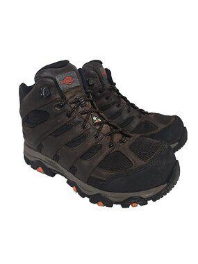 Merrell Mens Moab 2 Ventilator Mid Waterproof Comp Toe CSA Work Boot Brown 10W